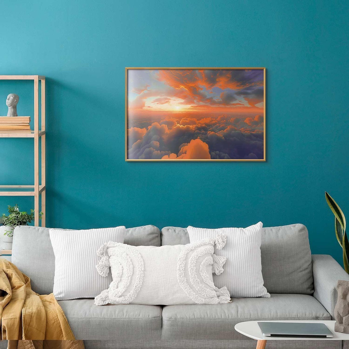 Poster - When Dawn Tickles the Clouds: A Color Show on the Morning Sky Artgeist