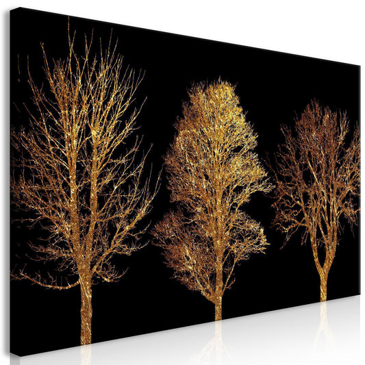Leinwandbild - Golden Forest (1 Part) Wide Artgeist
