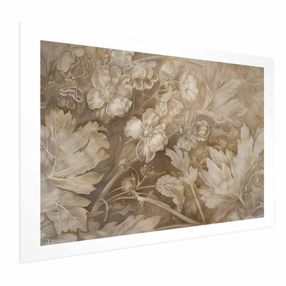 Poster - Ornamental Floral Carvings Artgeist