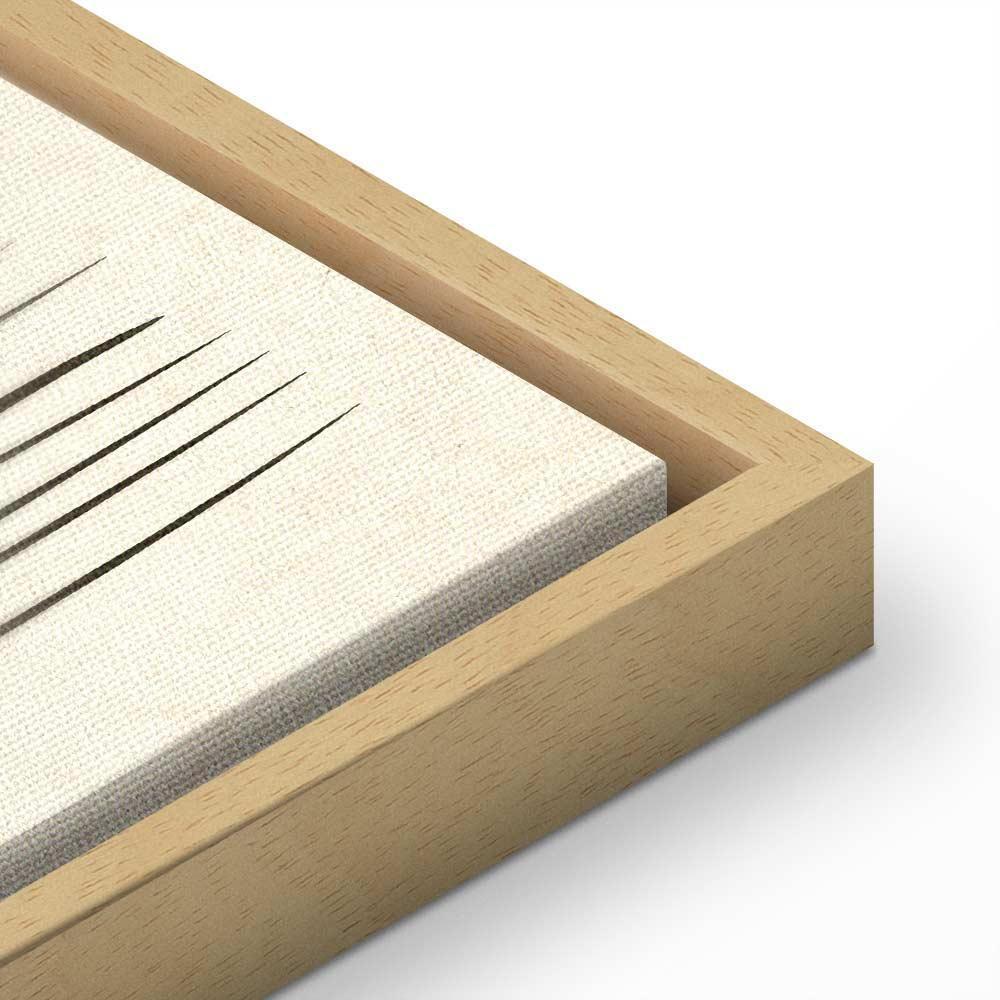 Leinwandbild - Rain on the Beach (1 Part) Vertical