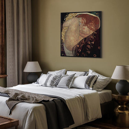 Leinwandbild - Gustav Klimt – Danae