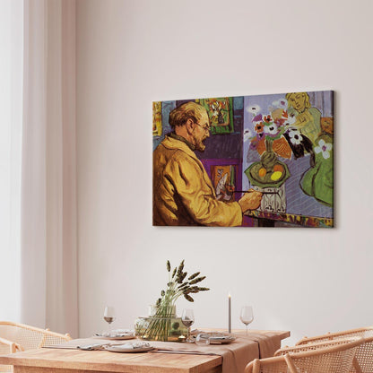 Leinwandbild - Painting by Henri Matisse (colour lithograph)