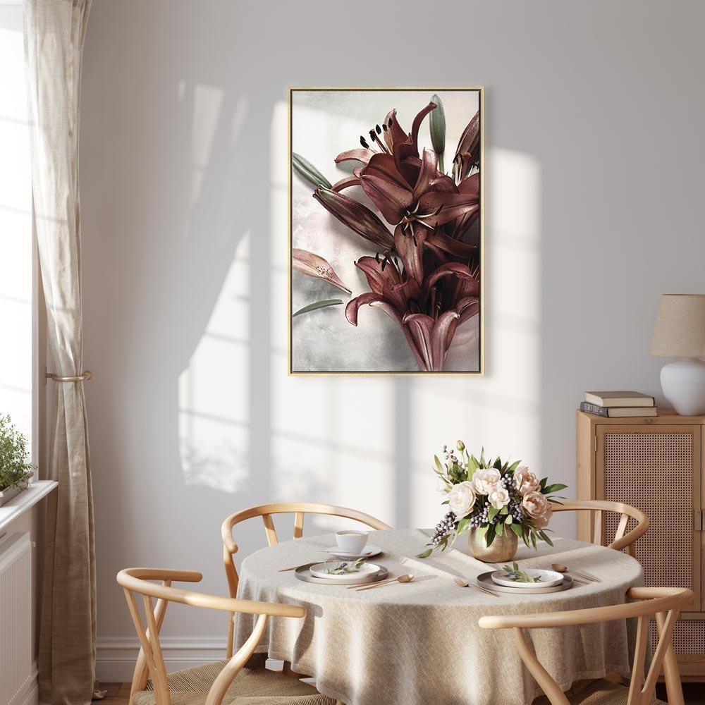 Leinwandbild - Floral Form (1 Part) Vertical