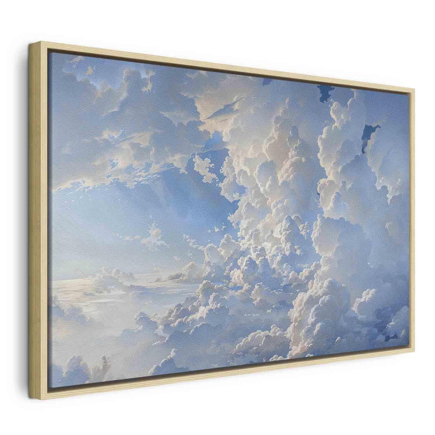 Leinwandbild - The Sun Revealing the Secrets of the Clouds: Spectacular Images in the Sky Artgeist