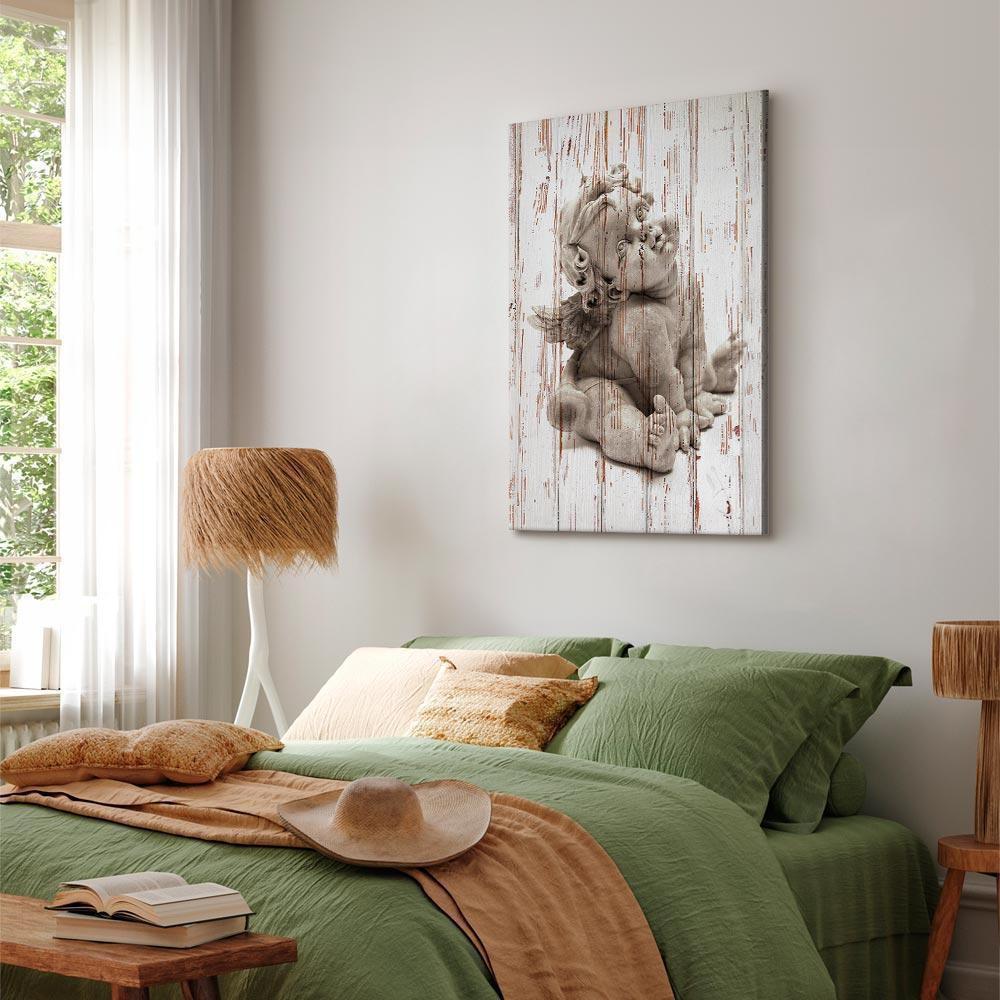 Leinwandbild - Pensive Cupid (1 Part) Vertical