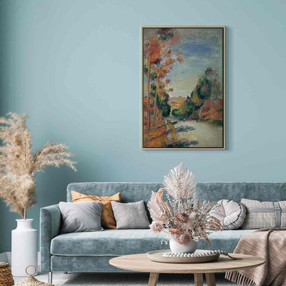 Leinwandbild - Paysage d'Essoyes (Pierre-Auguste Renoir) Artgeist