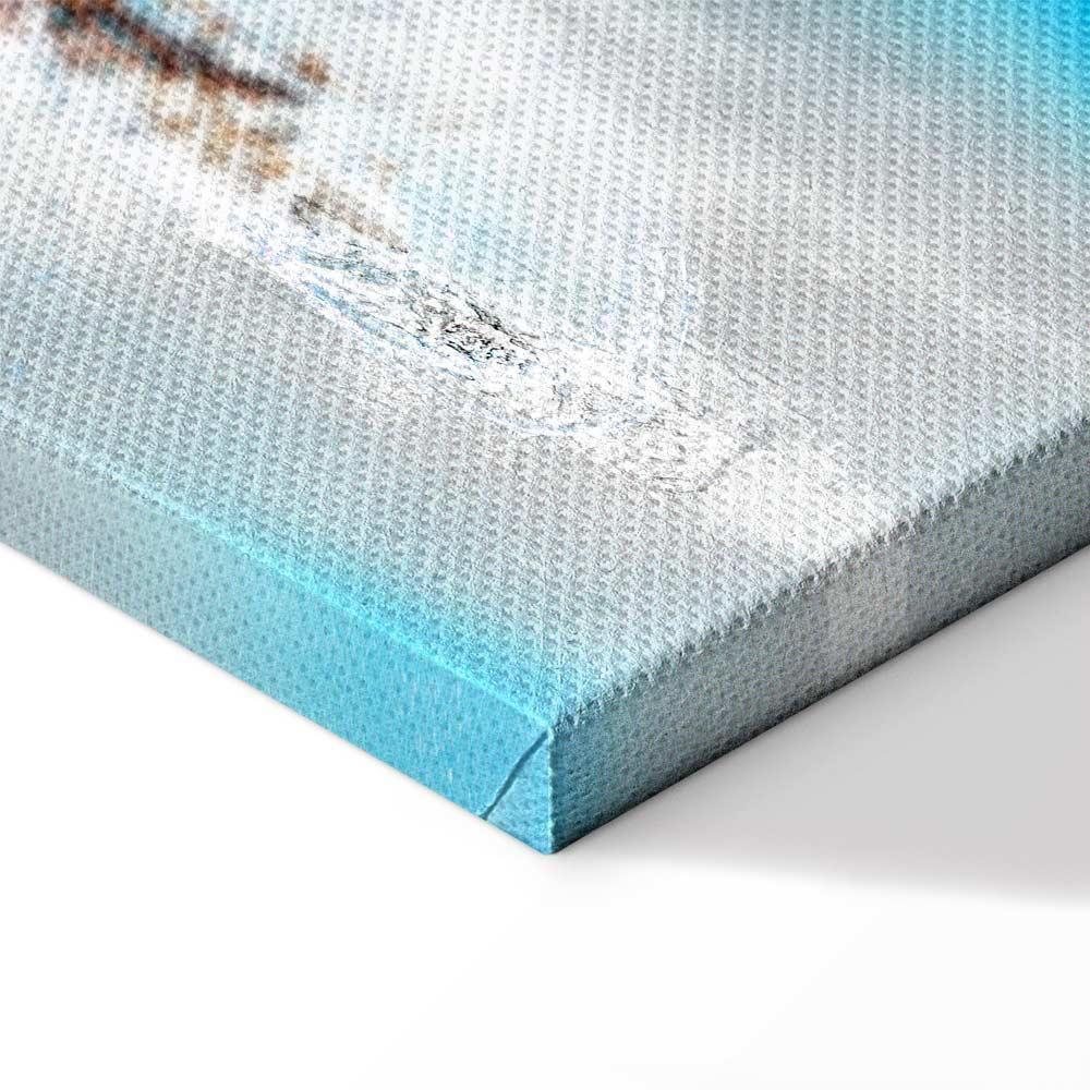 Leinwandbild - Winter Outside the Window (1 Part) Narrow