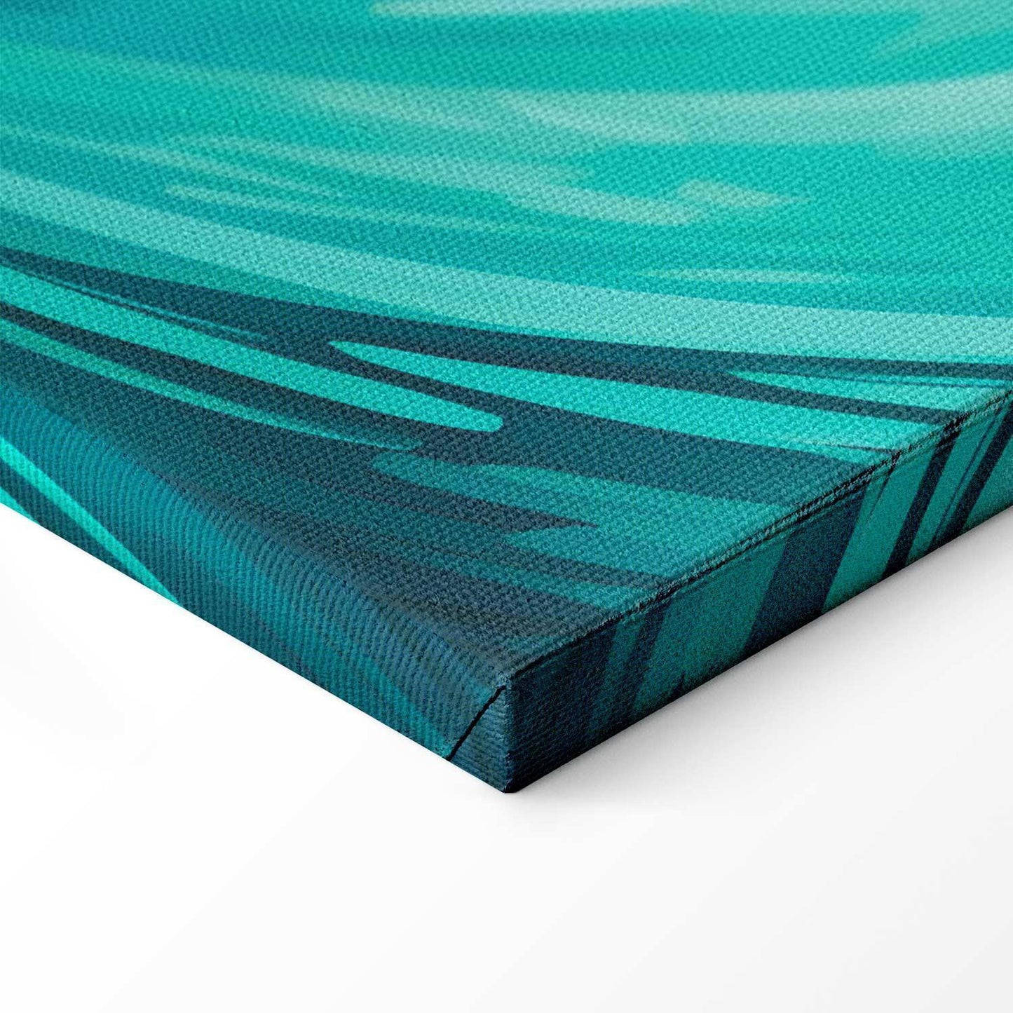 Leinwandbild - Fish and waves