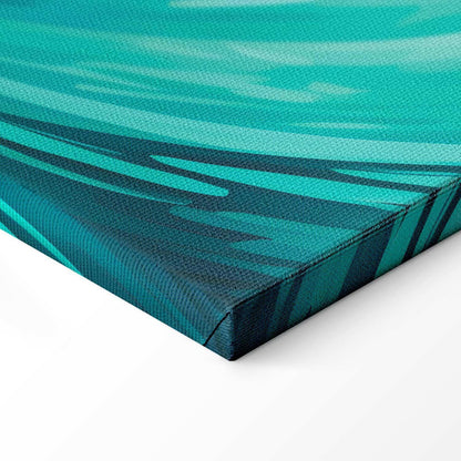 Leinwandbild - Fish and waves