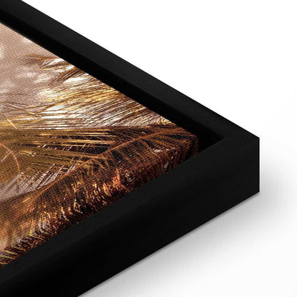 Leinwandbild - Palm Shadow (1 Part) Vertical