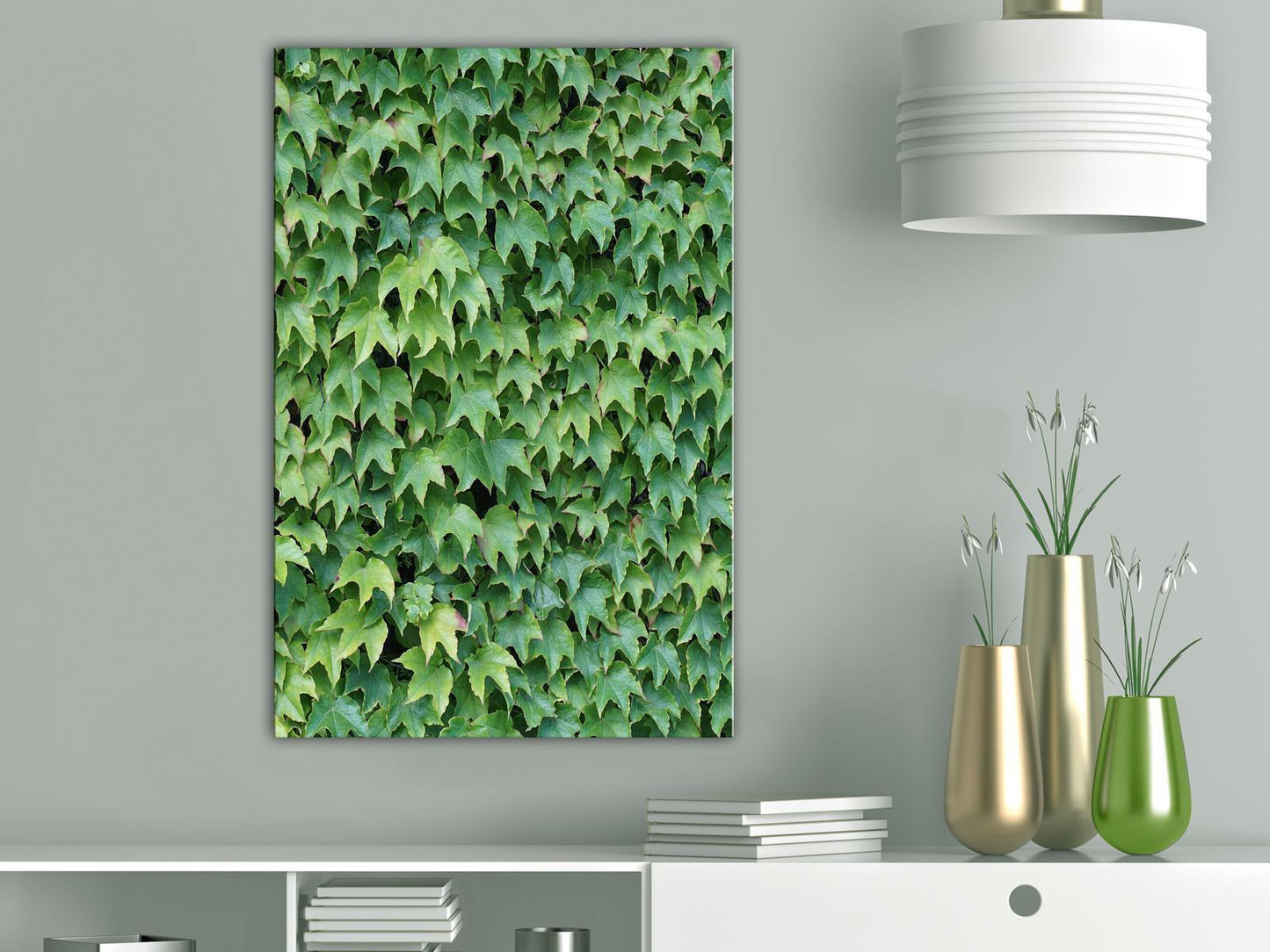 Leinwandbild - Thick Ivy (1 Part) Vertical Artgeist