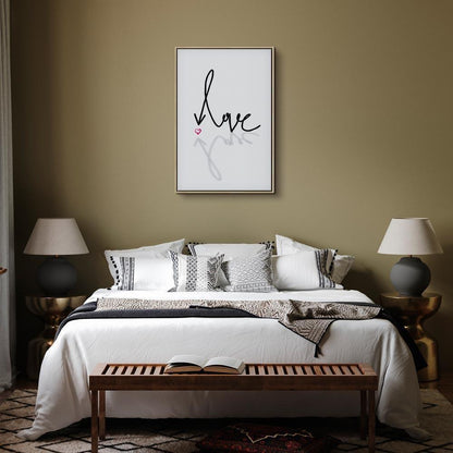 Leinwandbild - This is Love (1 Part) Vertical