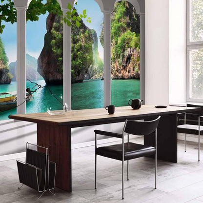 Fototapete - On the terrace