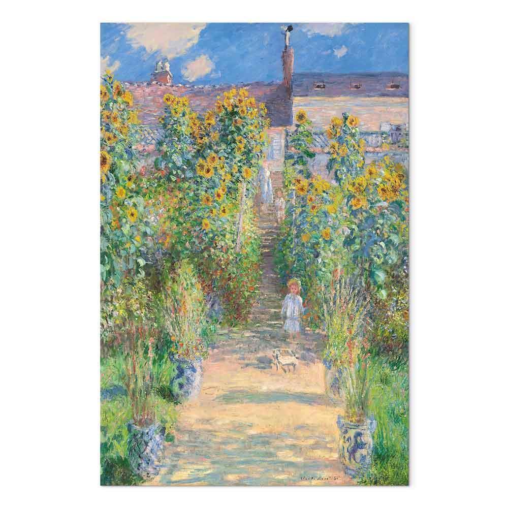 Leinwandbild - Claude Monet – Monet’s Garden at Vétheuil