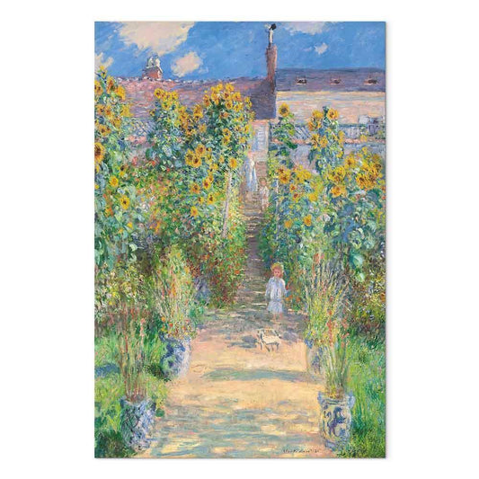 Leinwandbild - Claude Monet – Monet’s Garden at Vétheuil