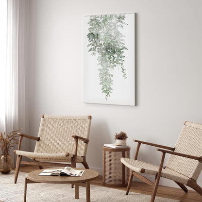 Leinwandbild - Green Cascade (1 Part) Vertical