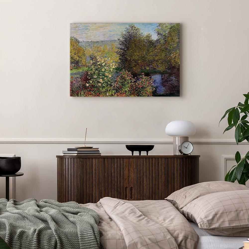 Leinwandbild - Claude Monet – Garden at Montgeron (detail)