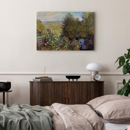 Leinwandbild - Claude Monet – Garden at Montgeron (detail)