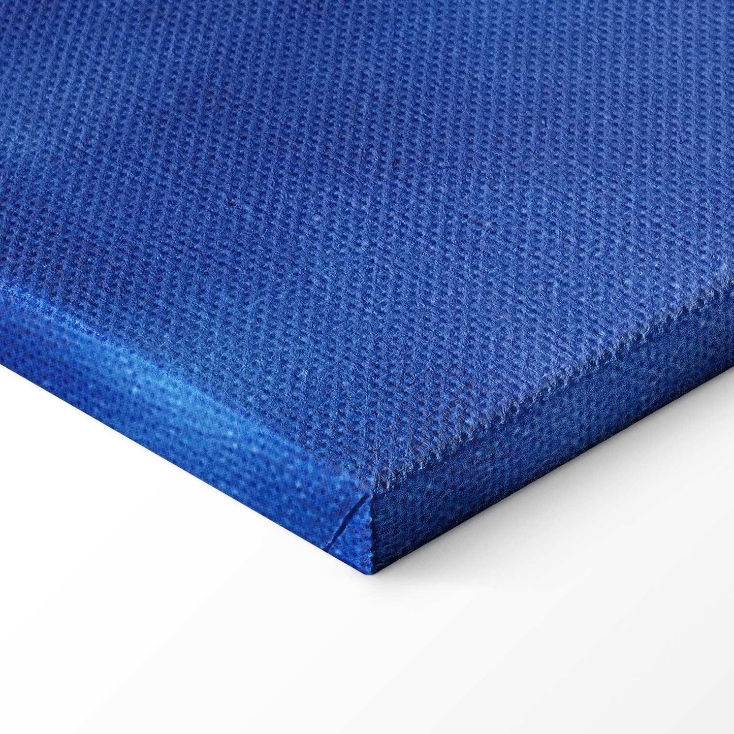 Leinwandbild - Modern impressionism - night landscape of a lake with a floating boat