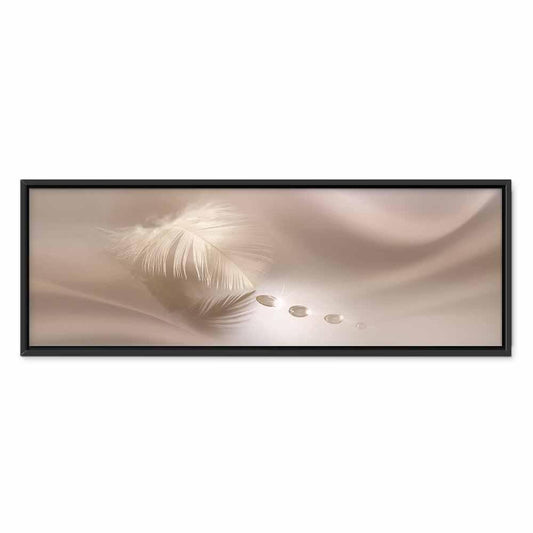 Leinwandbild - Delicate Feather