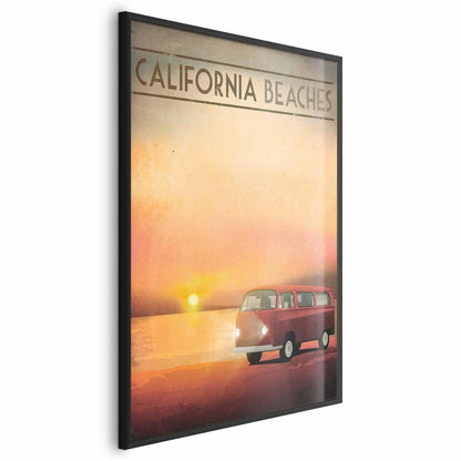 Poster - California Beaches Artgeist