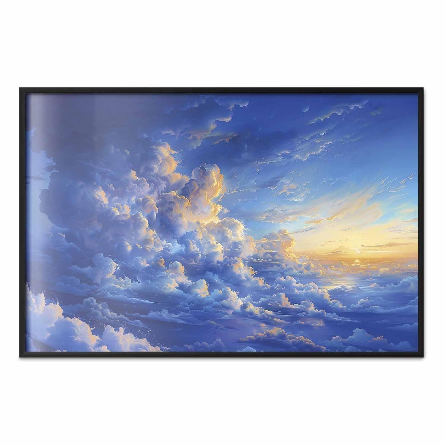 Poster - When the Sky Becomes Canvas: A Masterpiece of Nature in the Clouds