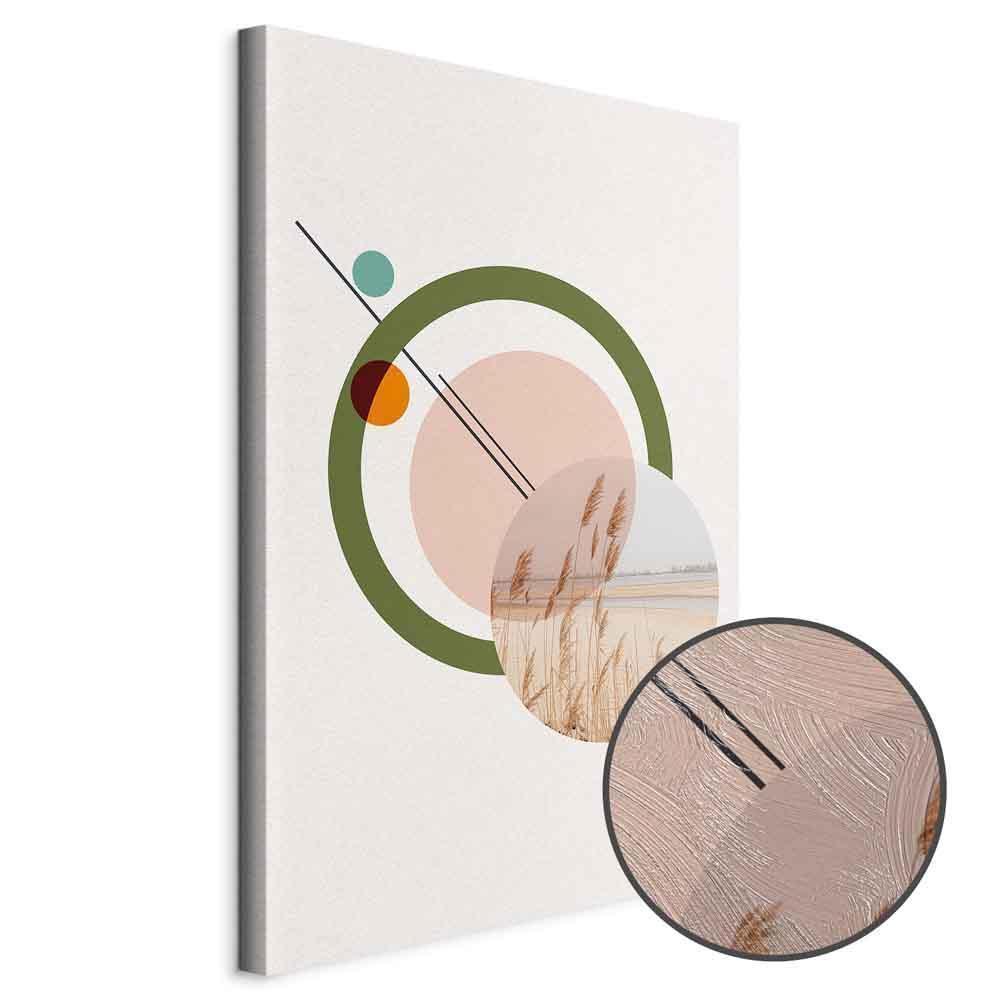 Leinwandbild - Geometric Landscape (1 Part) Vertical