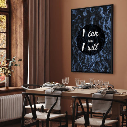 Leinwandbild - I Can and I Will (1 Part) Vertical