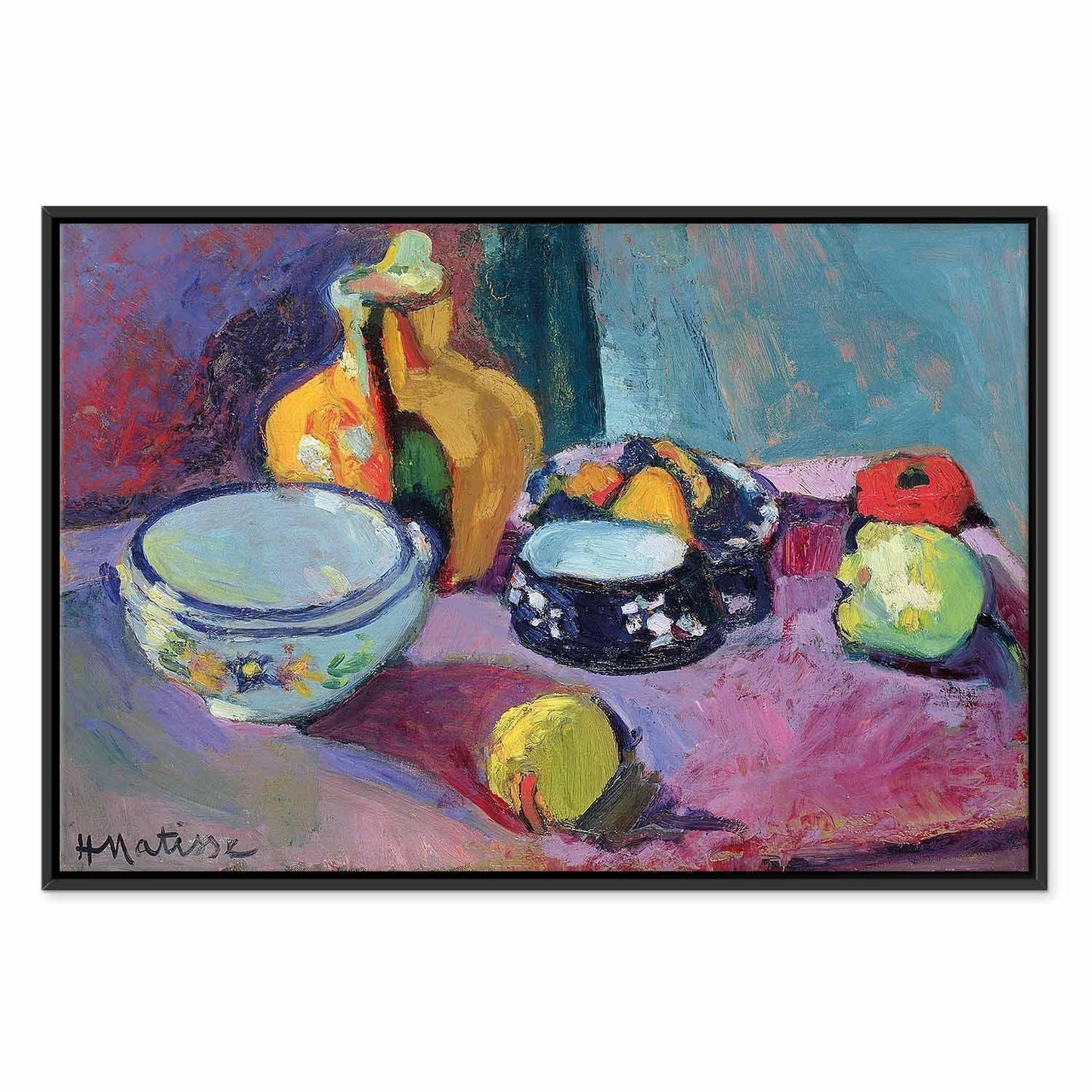 Leinwandbild - Henri Matisse – Dishes and Fruit