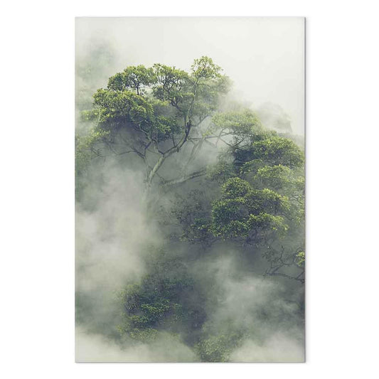 Leinwandbild - Foggy Amazon (1 Part) Vertical