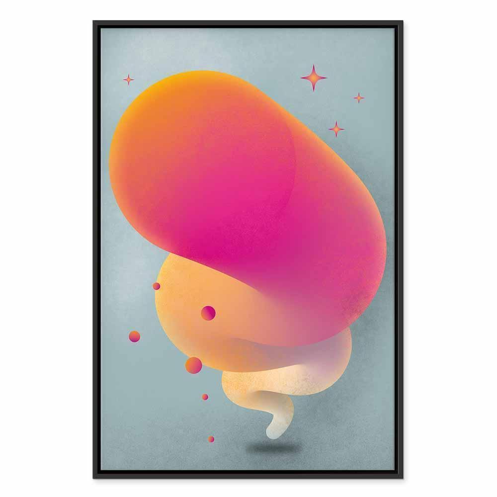 Leinwandbild - Pink Streak (1 Part) Vertical