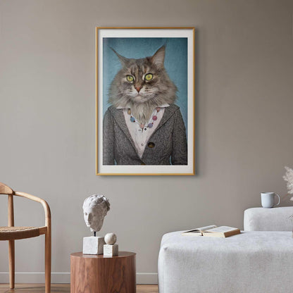 Poster - Lady Cat Artgeist