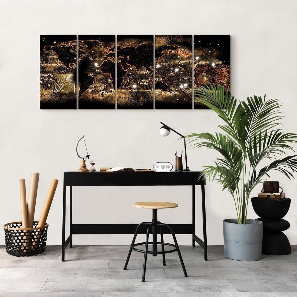 Leinwandbild - World at Night