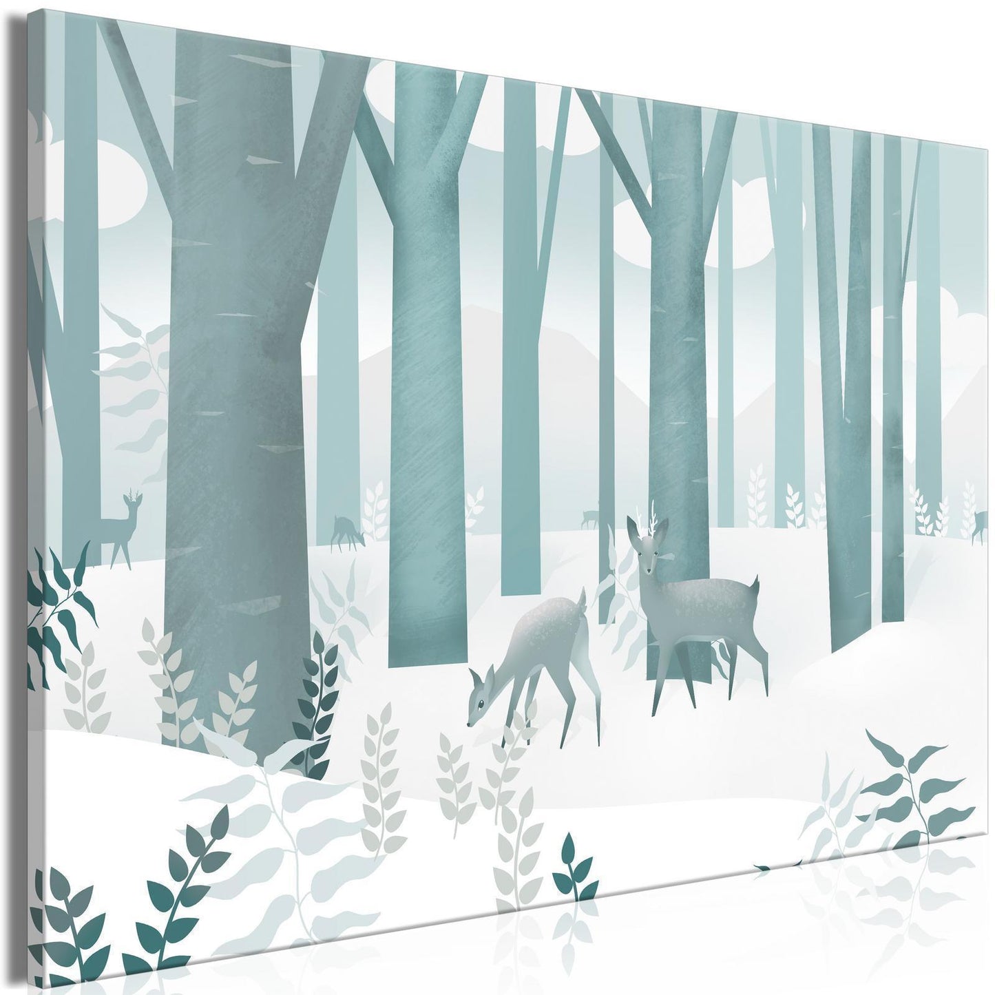 Leinwandbild - Fairy-Tale Forest (1 Part) Vertical - First Variant Artgeist
