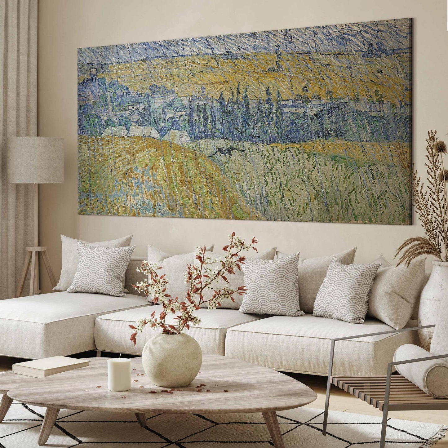 Wandbild XXL - Vincent van Gogh – Auvers in the Rain