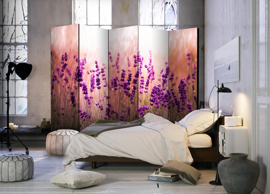 Paravent - Lavender in the Rain II Artgeist