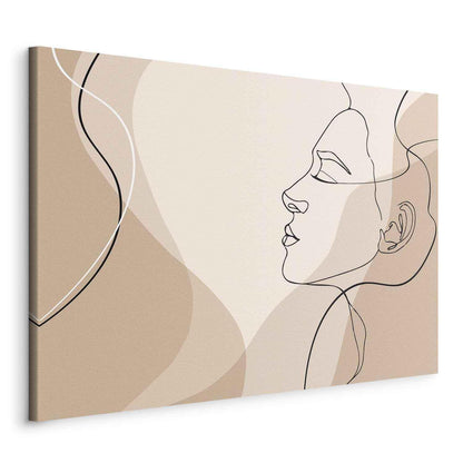Leinwandbild - Feminine line