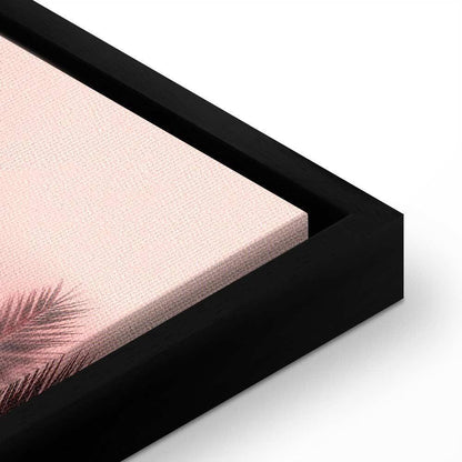 Leinwandbild - Palm Trees at Sunset (1 Part) Vertical