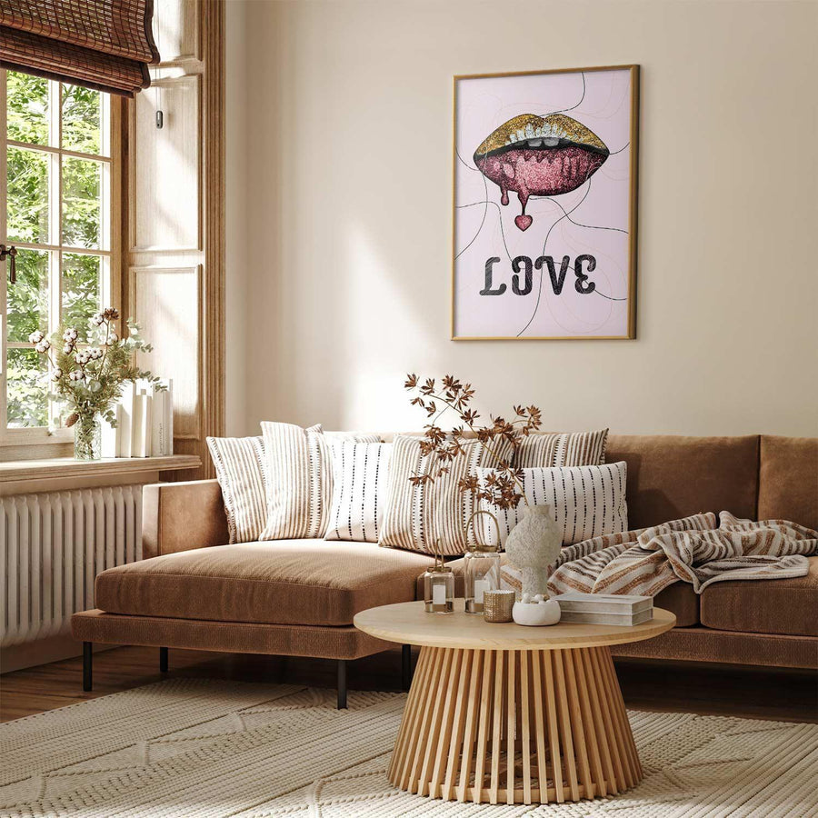 Poster - Fluid Lips Artgeist
