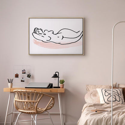 Leinwandbild - Sunbathing (1 Part) Wide