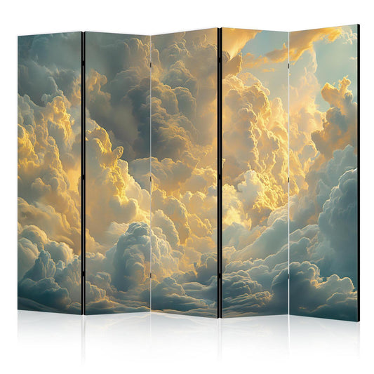 Paravent - The Last Breath of the Day: Clouds Illuminated by Evening Glow Artgeist