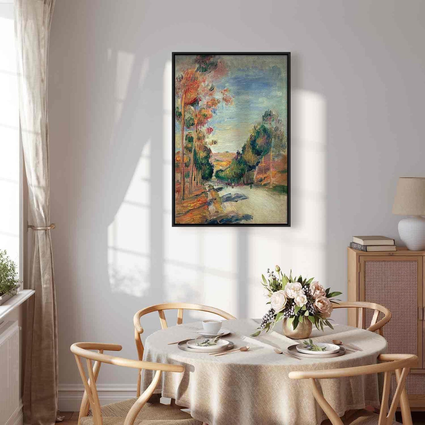 Leinwandbild - Pierre-Auguste Renoir – Paysage d'Essoyes