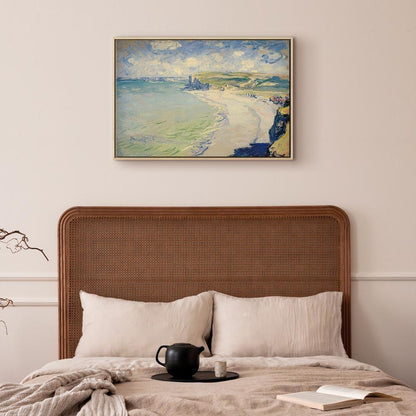 Leinwandbild - Claude Monet – Beach at Pourville