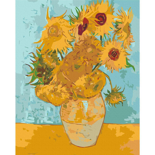 Malen nach Zahlen - Van Gogh's Sunflowers