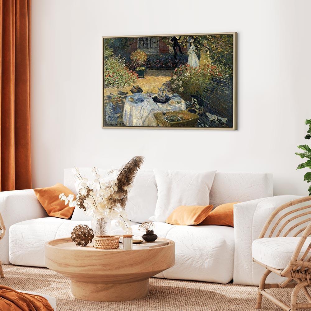 Leinwandbild - Claude Monet – The Luncheon (Argenteuil)
