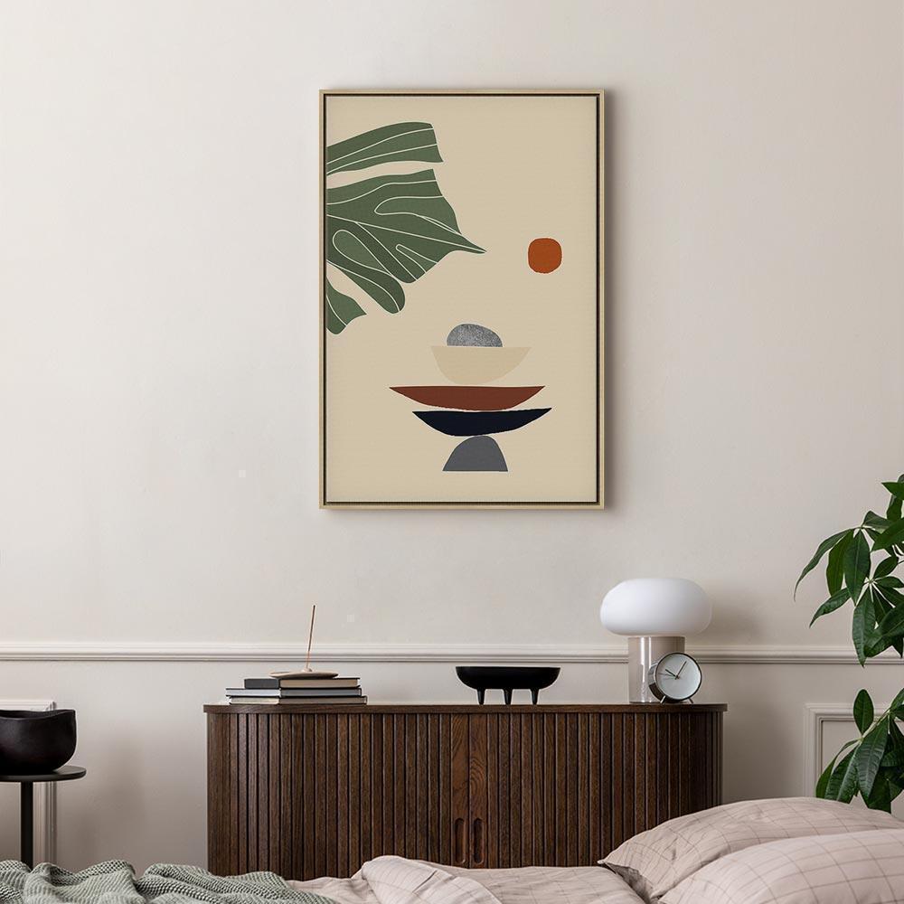 Leinwandbild - On the Sunny Terrace (1 Part) Vertical