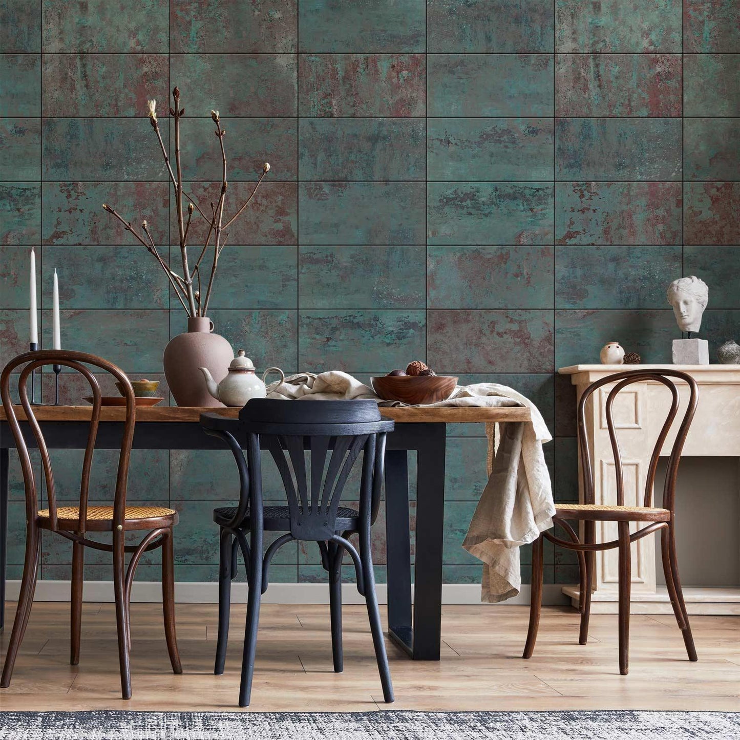 Tapete - Turquoise Concrete