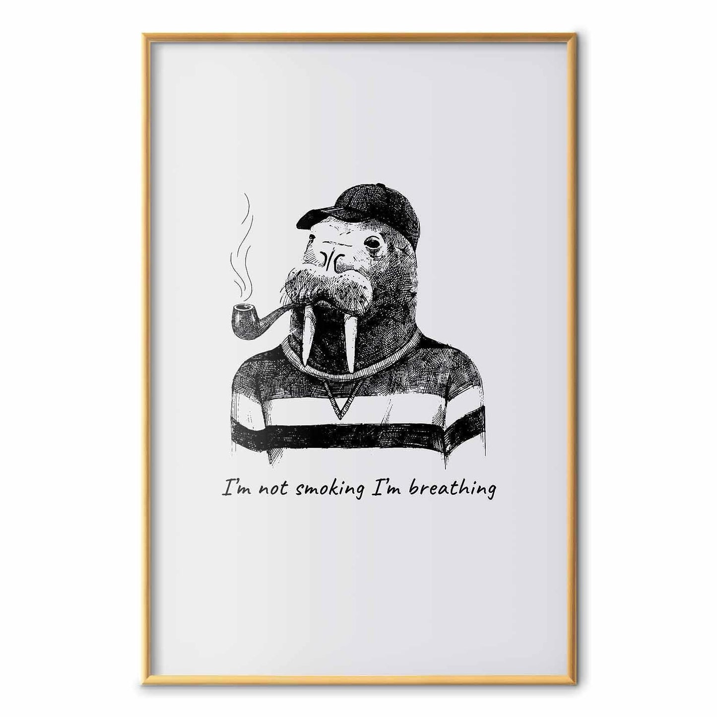 Poster - I'm Not Smoking I'm Breathing