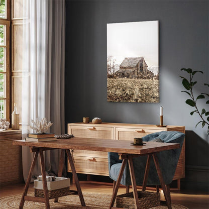 Leinwandbild - Abandoned Ranch (1 Part) Vertical