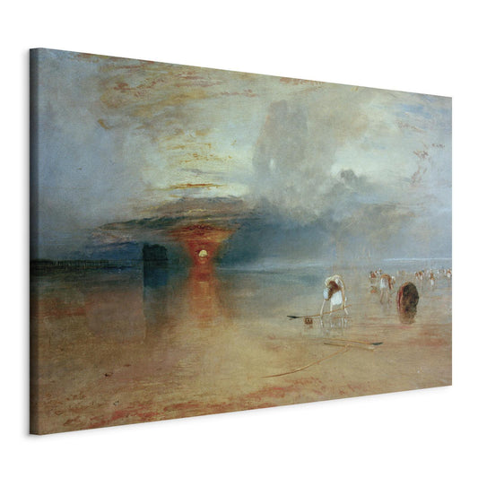 Leinwandbild - Calais Beach, Low Tide Artgeist